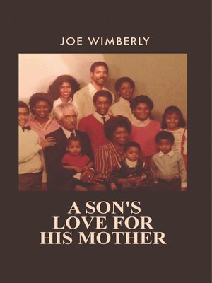 cover image of A Son's Love for His Mother